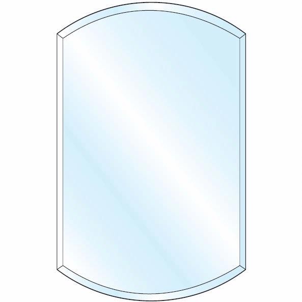 Frameless Double Arch Top Medicine Cabinet Sd 16x22 Dba Bv Bath Medicine Cabinets