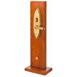 Oval Ribbon & Reed Mortise Dummy Entryset