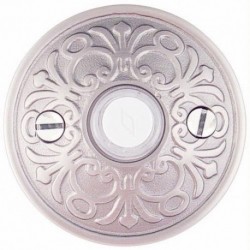 Brass Doorbell with Lancaster Rosette