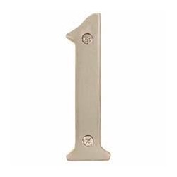 Brass 6" House Number Digit '1'
