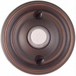 Brass Doorbell with Regular Rosette