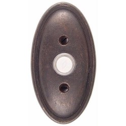 Lost Wax Cast Bronze Doorbell with N14 Rosette