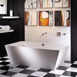 MTCT-130 Petra Freestanding Soaker Tub