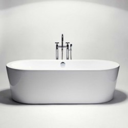 BluBathworks Coco Acrylic Freestanding Bathtub BT8002B16