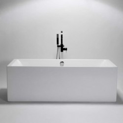 BluBathworks Box Freestanding Rectangular Bathtub BT8007