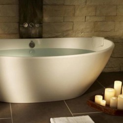 MTCT-115 Elise Freestanding Oval Soaker Tub