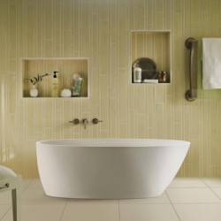 MTCT-124 Lydia Freestanding Oval Soaker Tub
