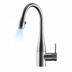 KWC Eve Pull Down Prep Faucet With LED Light 10.121.102