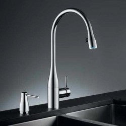 KWC Eve Pull Down Faucet With LED Light 10.121.103