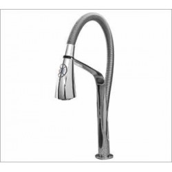 i-spray electronic pull-down spray kitchen faucet with soft-to pad and LED 35060