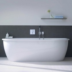Darling New Back-to-wall Bathtub with Acrylic Panel with Air-system 710248
