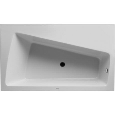 Paiova Monolith Bathtub for Corner Left with Integrated Acrylic Panel with Air-system 710270