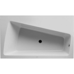 Paiova Monolith Bathtub for Corner Left with Integrated Acrylic Panel with Jet-system 710270