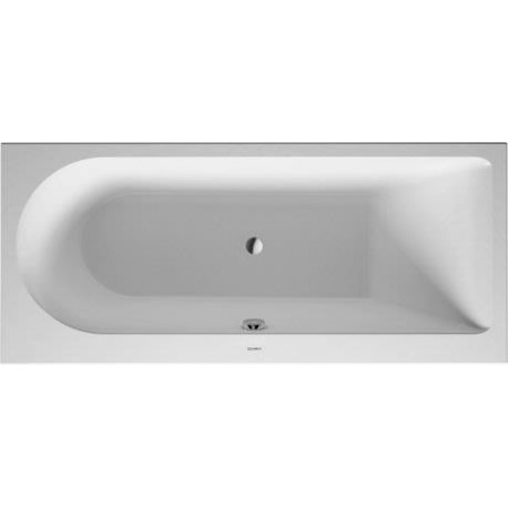 Darling New Rectangle Bathtub with Combi-system for Furniture Panel with One Backrest Slope Right 710239