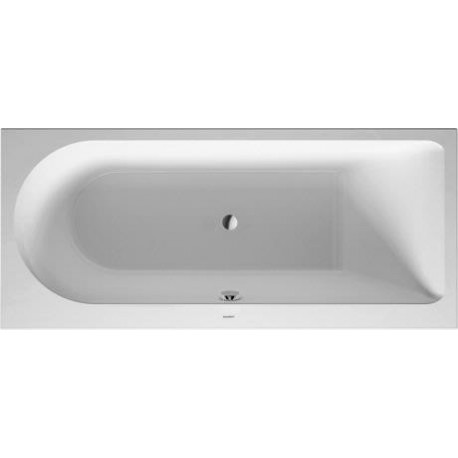 Darling New Rectangle Bathtub with Combi-system for Furniture Panel with One Backrest Slope Right 710243