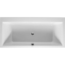 Vero Rectangle Built-in Bathtub with Two Backrest Slopes with Combi-system 710136