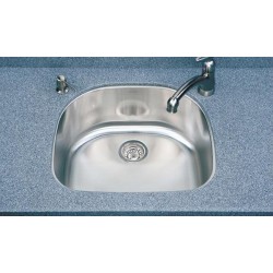 Houzer Medallion Designer Single Bowl Sink MS-2409-1