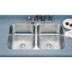 Houzer Medallion Gourmet Double Bowl Sink MGD-3120-1