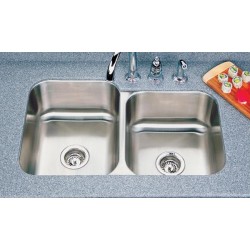 Houzer Elite Series Double Bowl Sink EC-3208SR-1 EC-3208SL-1