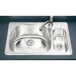 Houzer Premiere Designer Series Double Bowl Sink PMG-3322