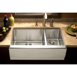 Houzer Epicure Series Double Bowl Sink EPO-3370SR