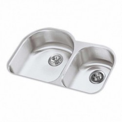 Double Bowl Kitchen Sink, Small Bowl on Right ELUH311910R