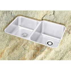 ELUH3120L Double Bowl Sink, Small Bowl on Left