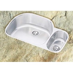 ELUH3221R Double Bowl Sink, Small Bowl on Right
