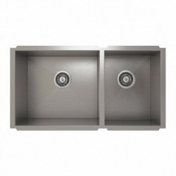 PROINOX H0 Stainless Undermount Double Bowl Sink IH0-UR-331810