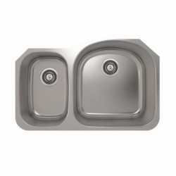 PROINOX E350-U Stainless Undermount Double Bowl Sink IE350-UL-31209