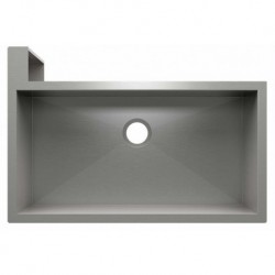 SocialCorner Undermount with Flat Aprons Stainless Steel  sink - 005304