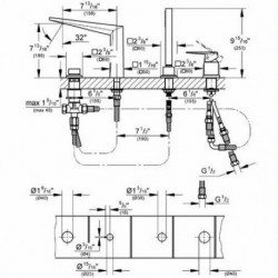 Allure Brilliant Roman Tub Filler 19 787 000