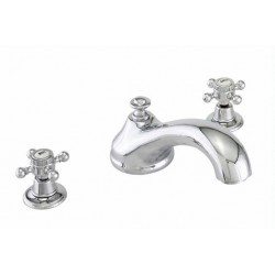 Colisee Deck Tub Set Hot/Cold Ceramic Tabs 87-400