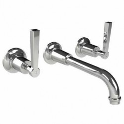 Lefroy Brooks, Fleetwood (1940) Lever Wall-Mounted 3-Hole Basin Mixer Trim Only M2-1111