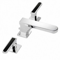 Profil Black Onyx Lever Widespread Faucet
