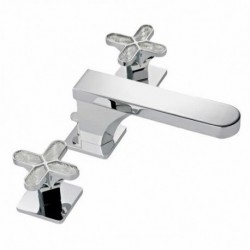 Profil Lalique Clear Crystal Widespread Faucet