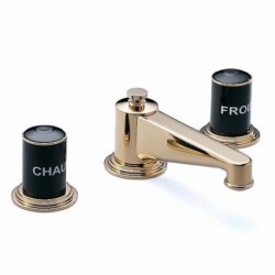 Faubourg Black Widespread Faucet