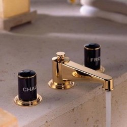 Faubourg Black Widespread Faucet