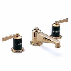 Faubourg Black Lever Widespread Faucet