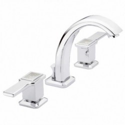 Metropolis Lalique Lever Widespread Faucet