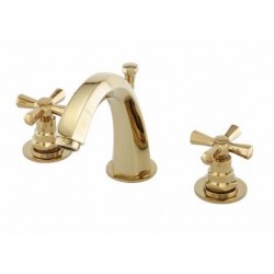 Palace Widespread Lav Faucet with Palace Cross Handles 34-100-34