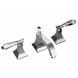 Edo Crystal Widespread Faucet 9220DC