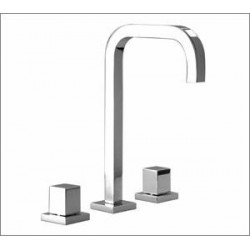 Xsquare widespread lavatory faucet square handle X7616