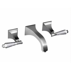 Edo Crystal Wall Mount Widespread 9229DC