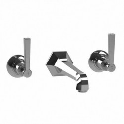 Lefroy Brooks Mackintosh Lever Wall Mounted Three Hole Basin Mixer - ML1200