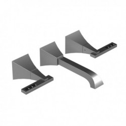 Ice Series Wall Mount Lavatory Faucet with Lever Handles 1GICL