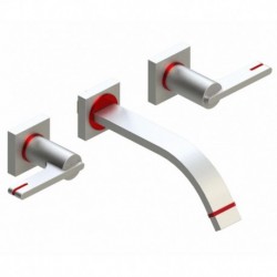 R-10 Wall Mount Lavatory Set with Lever Handles 1GRTL