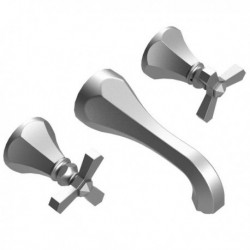 Hexis Wall Mount Lavatory Set with Crossr Handles 1GHXC