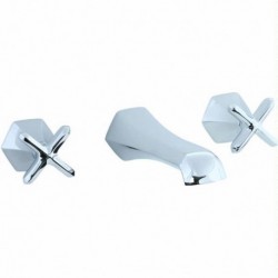 Hexa 3-Hole Wall Mount Lavatory Faucet - 202.156