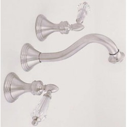 Lear Crystal I Wall Mount widespread lavatory 2529YC